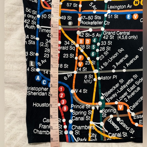 NYC Subway Line Map Souvenir Tee New York crew - Picture 6 of 6